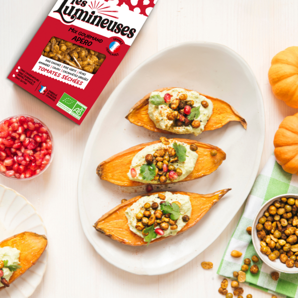 Mix gourmand tomates séchées bio (légumineuses et noix) - 2