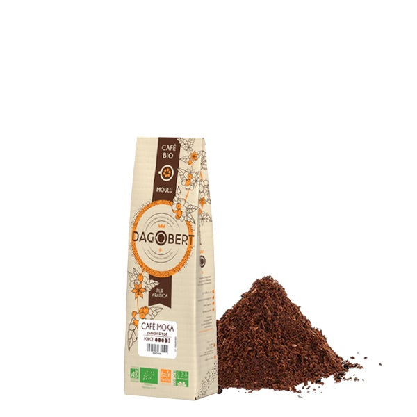 Les Cafés Dagobert -- Mélange café moka Guji 100% arabica, bio et équitable (origine Ethiopie) - 250 g